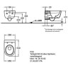 Унитаз подвесной GEBERIT KERAMAG ICON 204060000 безободковый с крышкой-сиденьем микролифт 204060000/574950000